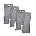 Bamboo Charcoal Air Purifying Bag, Moisture Absorber, Eco Friendly Car Air Purifier, Shoes Deodorizer, Closet Freshener(4 Pack)