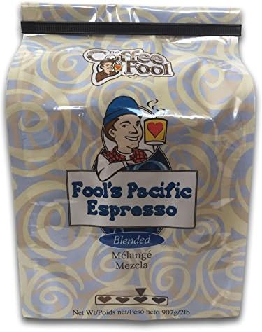 Coffee Fool’s Pacific Espresso, 2 Pound (Whole Bean)