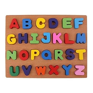 BabyGo Wooden Educational Identification Teaching Tray for with Knobs (Multi Color)