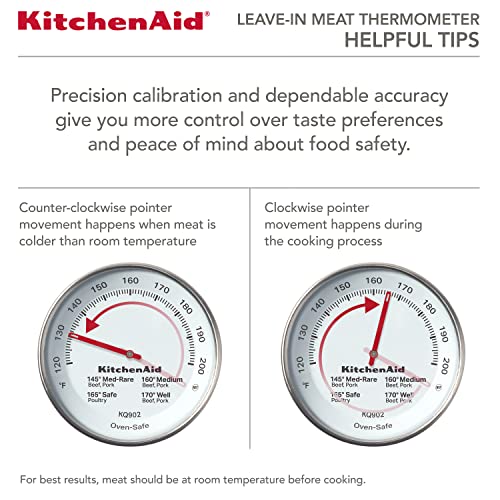KitchenAid KQ902 Leavein, Oven/Grill safe Meat Thermometer