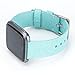 EZCO Compatible Fitbit Versa Bands, Woven Fabric Breathable Watch Strap Quick Release Replacement Wristband Accessories Compatible Fitbit Versa Smart Watch Women Man, Aqua