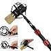Koolertron Carbon Fiber Lightweight Boom Pole Portable Handheld Microphone Boom Pole with Easy Twist Locks and Padded Handle for Professional Shotgun Microphones