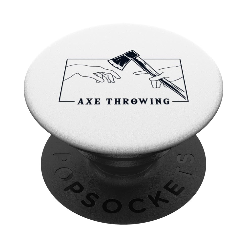 Michelangelo Creation of Adam Axe Throwing Game Axe Thrower PopSockets Swappable PopGrip