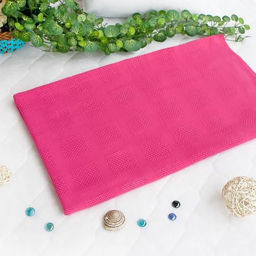 100% Cotton Thermal Cellular Throw Blanket (51.2 by 70.9 inches)