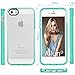 iPhone 5s Case,iPhone SE Case,iPhone 5 Case,by Ailun,Injected&Sealed Bumper,Ultra Clear Transparency,Shock-Absorption,Anti-Scratch&Fingerprints Back Cover,Siania Retail Package[Mint Green]