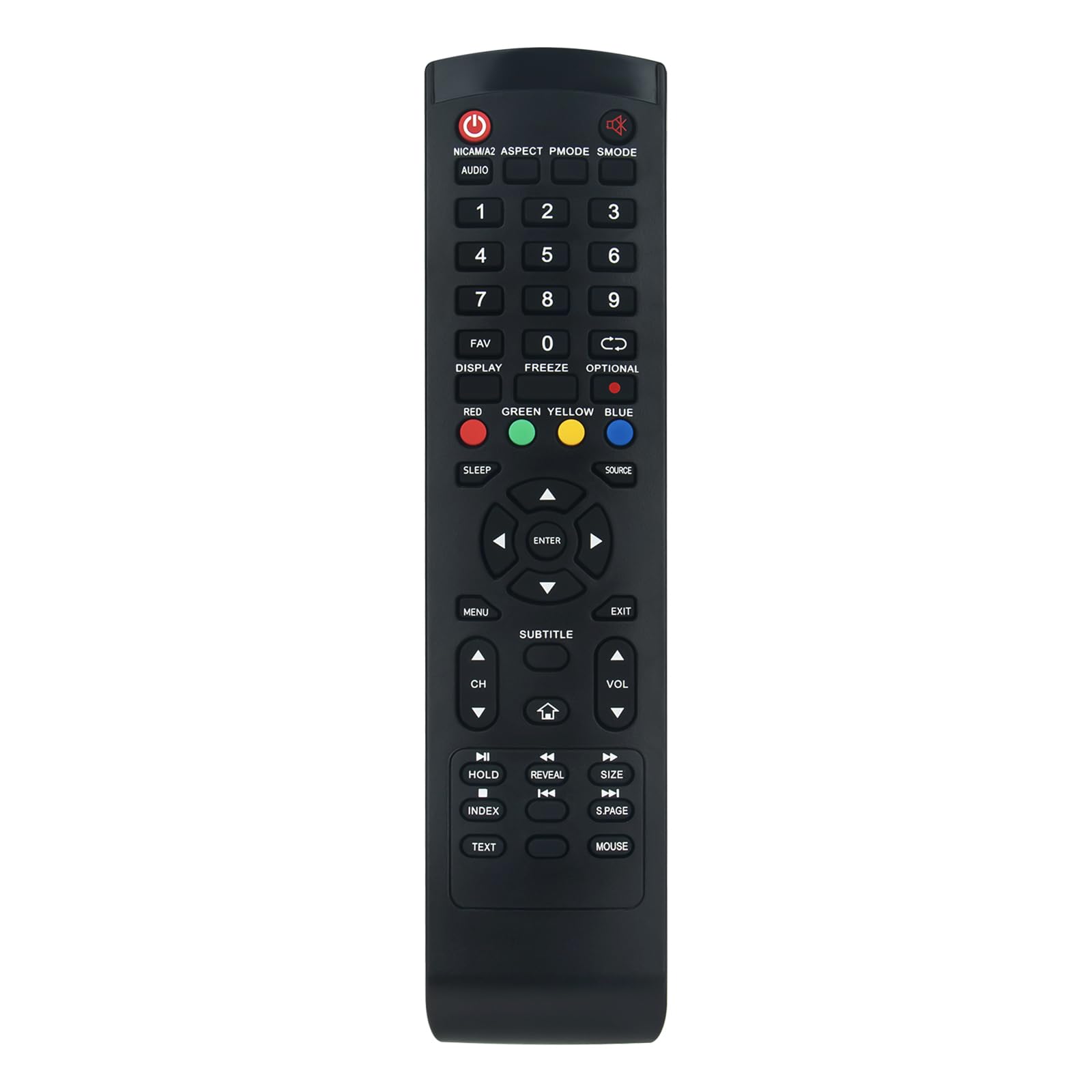 AULCMEET Replacement Remote Control ND40S3000 Fit for NordMende ND32S3100H ND32S3100HSMART ND39S3000H ND40S3000 ND40S3000-SMART ND43S3000 H SMART ND55KS4400