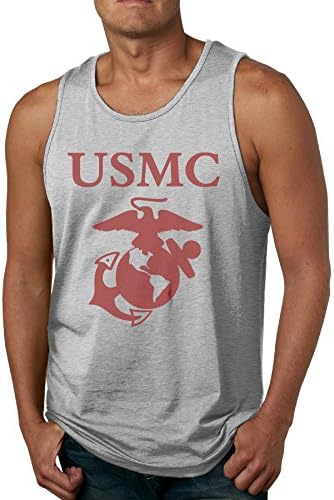 MRNG US Marine Corps USMC Logo Tank Top Ash XL