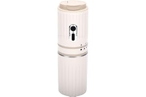 AYNEFY Travel Coffee Maker Machine Portable Coffee Maker 16oz Travel Grinding Brewing Cup Compact Mini Grinder and Brewer Bea