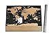 Scratch Off World Map Wall Poster. Large 32” x 23” Mark and Track Your Travel - Home School Your Children with This Perfect Gift for Travelers