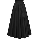 Scarlet Darkness Women Renaissance Maxi Skirt Flowy Long Skirts Victorian High Waisted Skirt