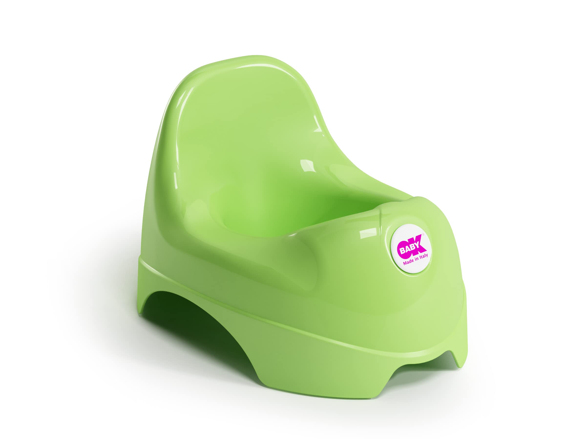 OK Baby N37094430X Relax - a Classic Potty for First Toilet Training, Green
