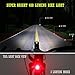 Cycloving Super Bright LED Bike Lights. Cycling Water Resistant Bicycle Headlight and Tail Light