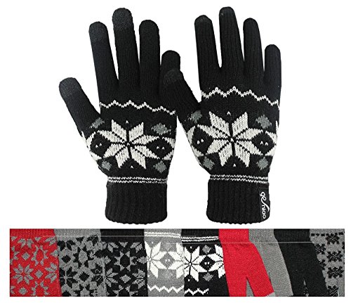 Touch Screen Gloves Dark-Black M