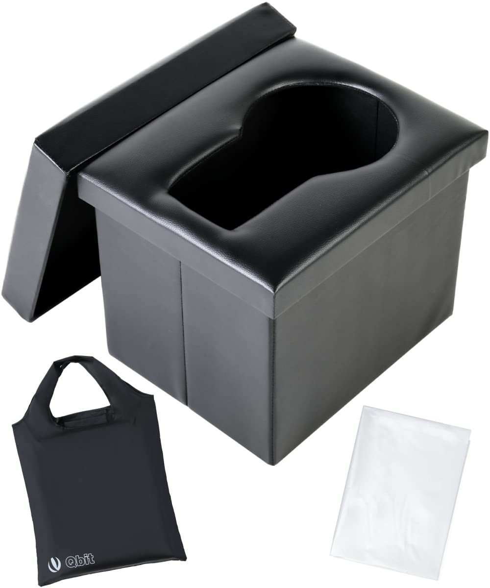 【防災グッズ大賞2023 大賞ブランド】 Qbit 折りたたみ 簡易トイレ 非常用 耐荷重800kg 防災グッズ スツール 災害用 防災士 監修商品画像