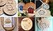 (10pc) Circle Blank Wood Round Plaque for Crafts Painting Wood Burning Engraving Machine Unfinished and Unpainted Wooden Cutout 4