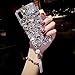 Bling Diamond Case for iPhone Xs Max,Cistor Luxury 3D Handmade Full Crystal Rhinestone Sparkle Swan Design Tassel Pendant Protective Case Soft Frame Hard PC Back Cover for Apple iPhone Xs Max