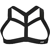 GENEMEN Mens Harness Belt Nylon Elastic Body Shoulder Strap Sexy Halter Club Wear Cosplay Costume