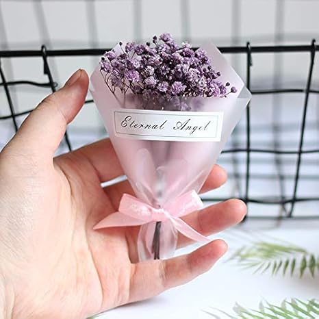Amazon ミニカスミソウの花束の1つのバンチは 全スター包装の花の結婚式ホームデコレーションギフトを干し 色 D ドライフラワー オンライン通販