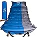 Self Inflating Sleeping Pad By BFP Outdoors - Blue and Grey Camping Mattress With Pillow and Carrying Bag - Ideal For Camping, Hiking, Traveling - Super Comfortable, Soft and Practical