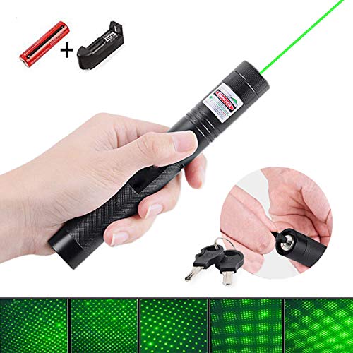 High power multi functional green pointer tactical hunting sight outdoor recreational camping outdoor hiking LED flashlight hand held flashlight astronomical hobby analysis interpreter sand table