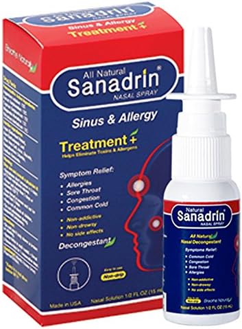 Sanadrin® - Sinus &amp; Allergy - Cough &amp; Cold Treatment/ 120 Metered sprays