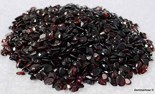 Wholesale 100 + Carats mix Red Garnet GEM MART USA GEMSTONES, Loose Faceted Stones, Red Garnet Cut Mix, AAAmazing Cut and Quality, Mix Gems, Mixed Gemstone, COA from Gem Mart Usa