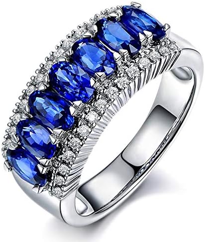 ストア 宝石用原石のマーキスカット9kホワイトゴールドダイヤモンドエタニティ約束結婚婚約指輪女性 リングサイズについて P 1 2