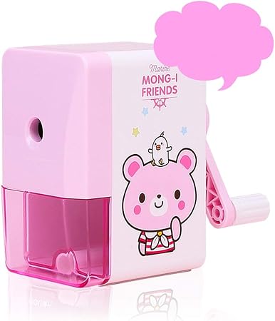 Jerpoz Sacapuntas Afilado De Dibujos Animados Con Manivela Pintura Colorear Escribir Dibujar Regalos For El Dia Del Nino Sacapuntas Color A Amazon Es Hogar