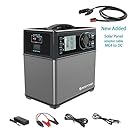 ACOPOWER 400Wh Portable Solar Generator Power Supply Energy Storage Lithium ion Battery Charged by Solar/AC Outlet/Cars with 300W AC Pure Sine Wave Inverter