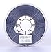 eSUN 3D 3mm PETG Solid Gray Filament 1kg (2.2lb), PETG 3D Printer Filament, Actual Diameter 2.85mm +/- 0.05mm, Solid Opaque Gray