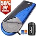 viniper Sleeping Bag, Comfort Waterproof and Lightweight Envelope Sleeping Bag with Compression Sack Perfect for 4 Season Traveling, Camping, Hiking, Outdoor Fit Kid Women Men (Blue)