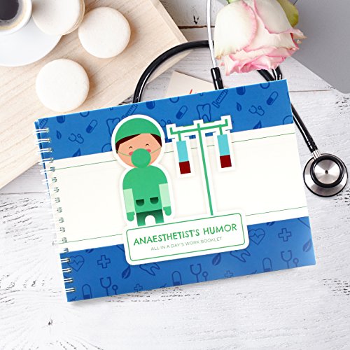Perfect Anesthesiologist Gifts - Booklet for Your Anesthetist Doctor - Great Idea to Say Thank You After Your Surgical Procedure - Includes Stickers, Jokes and Quotes - Perfect For a Nurse Anesthetist