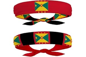 EVERYTHING CROPOVER Flag Headband for Carnival, Fitness | Mens Womens Tieback Bandana Sweatband Thigh Leg Garter
