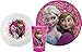 Zak Designs Disney Dinnerware, 5 Piece Set, Frozen Girl 5pc