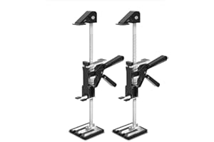 RENYINDA Labor-Saving Arm Jack 440 lb Load-Bearing, All-Aluminum Body Premium Material with Non-Slip Mat and Non-Slip Base for Mounting Windows and Doors, Lifting Furniture, Woodworking Tools