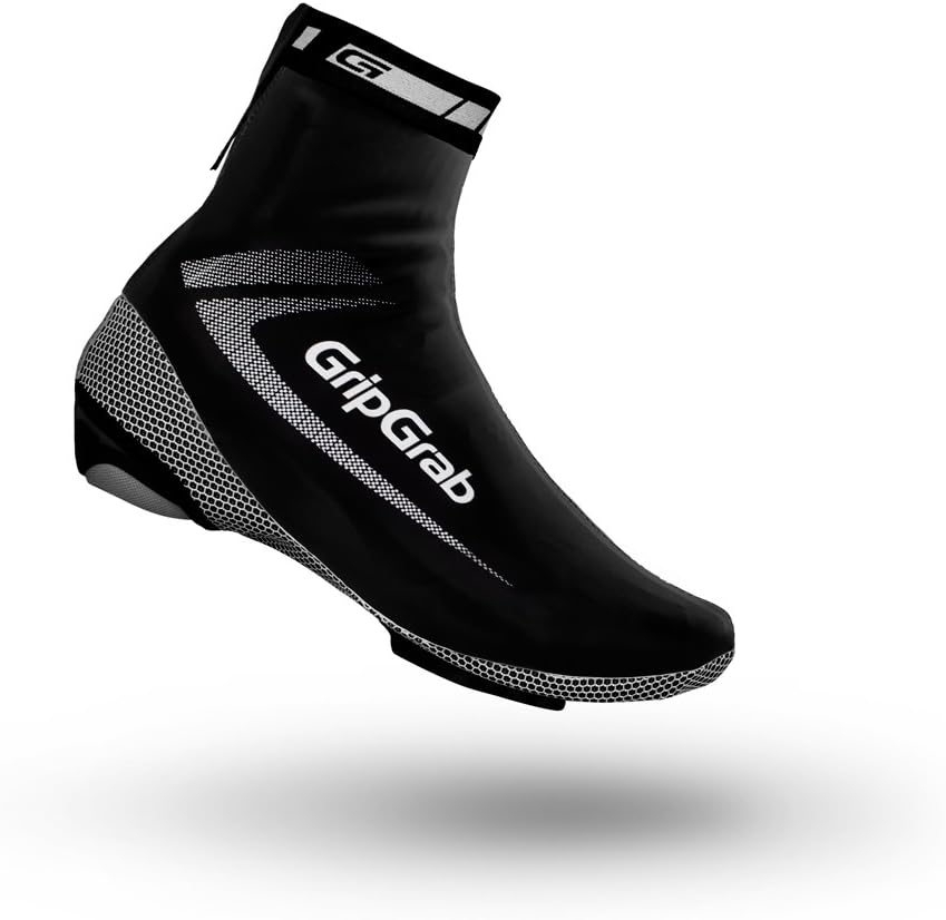 GripGrab RaceAqua Waterproof Road Bike Rain Aero Overshoes Windproof Cycling Shoe-Covers Sleek Tight Fitting Gaiters