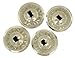 2 Pairs Pro Brass Fingers Cymbal Zills Belly Dancing