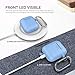 AhaStyle AirPods Case Cover Premium Silicone Protective Cover Skin Accessories [Hand Strap Included] Compatible with AirPods 2 & 1（Sky Blue）
