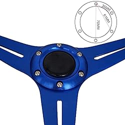 YEHICY 13.8” Racing Steering Wheel Quick Release