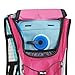Pinty 2L Hiking Backpack Hydration Pack with Water Bladder Cycling Climbing Camping Bag (Black/Pink/Green/Blue/Orange/Red)