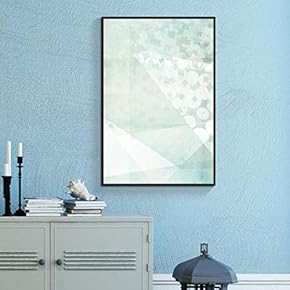 Floating Framed Canvas Wall Art for Living Room, Bedroom Abstract Geometric Colorful Painting Canvas Prints for Home Decoration Ready to Hang - 16x24 inches