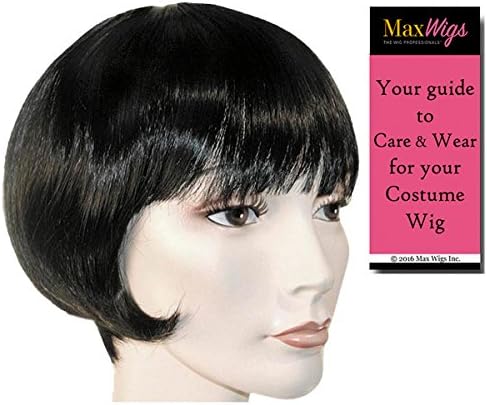 Standard Lulu 1920s Color Auburn - Lacey Wigs Flapper Short Bob Louise Brooks Theatrical Chicago Bundle With MaxWigs Costume Wig Care Guide