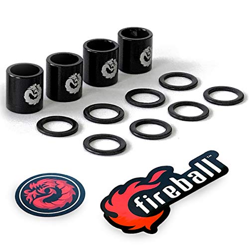 Fireball Dragon Spacers and Washers for Skateboards and