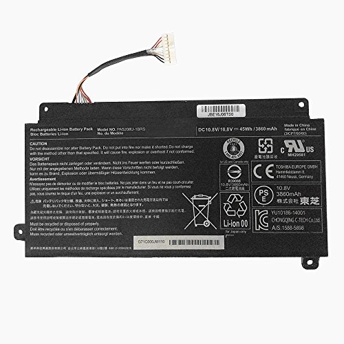 YiShun Brand New PA5208U-1BRS Replacement Battery For Toshiba Chromebook CB35 CB35-B3340 CB35-B3330 Satellite P/N P000619700 P000645710 E45W P55W E45W-C4200 series Laptop (10.8V 3860mAh)