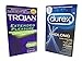 Durex Prolong and Trojan Extended Pleasures with Silver Lunamax Pocket Case, Climax Control Latex Condoms-24 Count