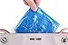 HUABEI Disposable Shoe Covers 24 Pack (12 Pairs) Blue Rain Shoes and Boots Cover Plastic Long Shoe Cover Clear Waterproof Anti-Slip Overshoe for Women Men Water Boots Cover Rainy Day Use Cover