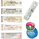 25 Count Variety Pack of Organic Wraps - Tobacco Free, Vegan, Non-GMO - 5 Packs Each of 5 Flavors - Grape Ape, Honey Pot Swirl, Maui Mango, Original, Hydro Lemonade, Cherry + Beamer Smoke Sticker