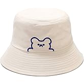 Quanhaigou Bucket Hats Unisex Sun Summer Travel Beach Fishing Cap for Men Women Teens
