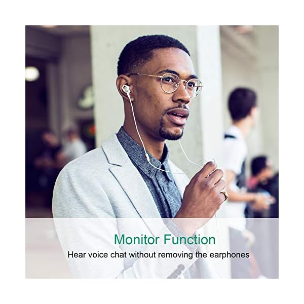 Linner-Active-Noise-Cancelling-Headphones-Lightning-in-Ear-Wired-Earphone-wBuilt-in-Mic-and-Remote-Comfortable-and-Secure-Fit-MFi-Certified-for-iPhone-X-8-7-iPad-iPod-Rose-Gold Linner Active Noise Cancelling Headphones Lightning in-Ear Wired Earphone w/Built-in Mic and Remote (Comfortable and…