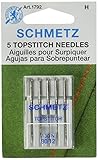 Topstitch Machine Needle-Size 12/80 5/Pkg